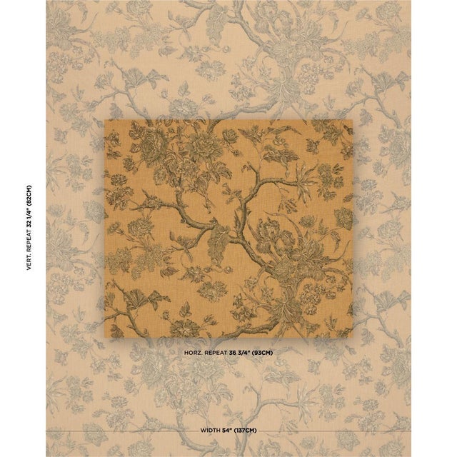 Drawn from an archival document, Inverness Garden is a romantic large-scale floral printed on linen. Brimming with...