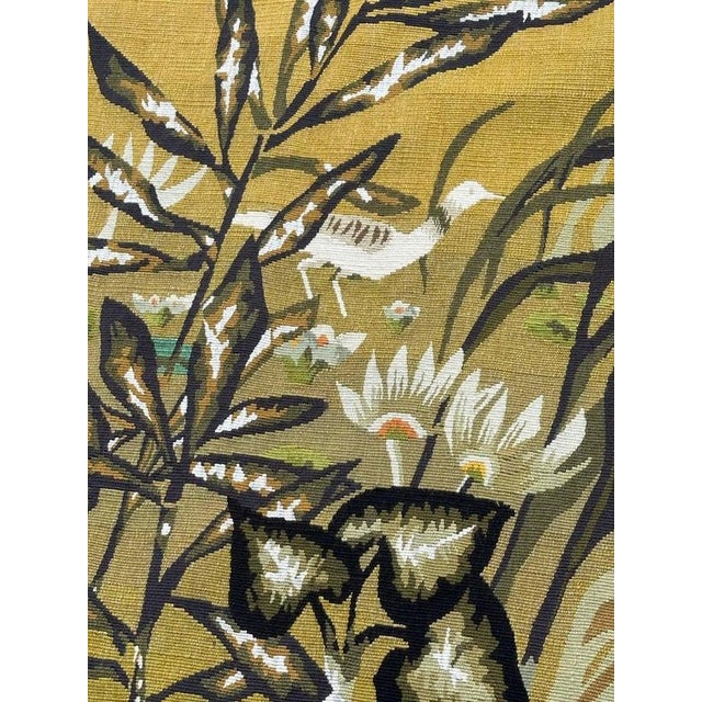Modern French Aubusson Tapestry by Rene Fumeron, 1950s For Sale - Image 4 of 18