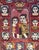 A striking mid-20th century pictorial rug featuring a richly detailed depiction of a royal family, rendered in a bold and...