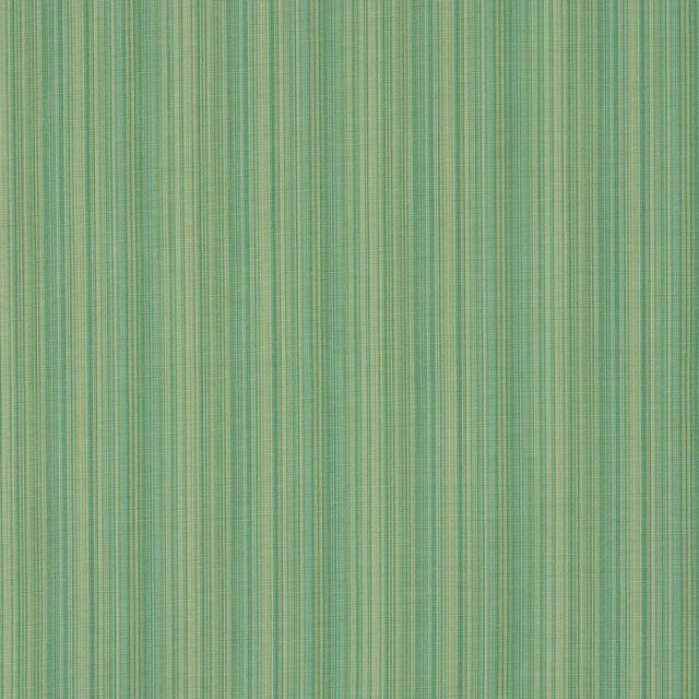Modern SAMPLE - Schumacher X Mark D. Sikes Gracie Solid Strie Fabric In Emerald For Sale - Image 3 of 5