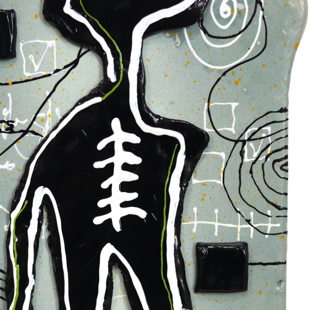 Wood Street Spirits: Fitting in - Original Contemporary Street Art Mixed Media Painting by Soren Grau For Sale - Image 7 of 10