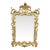 Italian Rococo Revival Hand-Carved Giltwood Wall Mirror For Sale