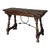 20th Century Spanish Console Fold Out Farm Table With Iron Stretcher For Sale