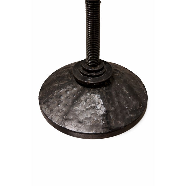 1990s 1990s Large 20-Light Brutalist Wrought Iron Sculptural Candelabra, 21" Tall For Sale - Image 5 of 6