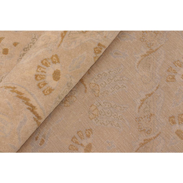 Tan Boho Chic Tan/Brown Wool Rug - 6'0'' X 9'2'' For Sale - Image 8 of 10