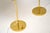 Vintage Swedish Brass Rise and Fall Lamps from Bergboms, 1970, Set of 2 For Sale - Image 9 of 11