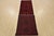 Turkmen Runner 2’8” X 11’6” Red Wool Tribal Hand-Knotted Oriental Rug For Sale - Image 12 of 13
