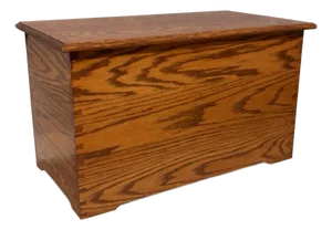 Handcrafted Solid Oak Dovetailed Hope Chest