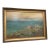Early 20th Century Swedish Small Harbor Painting, Framed For Sale