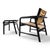 Set of Leather Lounge Chair with Ottoman by Hans Eichenberger for WK Möbel, 1970 For Sale - Image 12 of 18