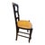 Vintage French Country Carved Walnut-Tone Rush Seat Dining Chairs – Set of 6 For Sale - Image 9 of 11