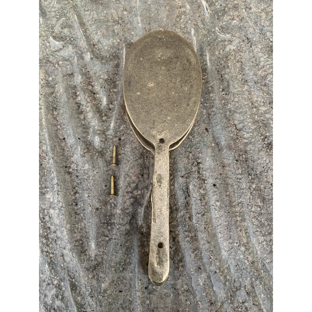 Vintage Cast Brass Tennis Racket Door Knocker For Sale In South Bend - Image 6 of 6