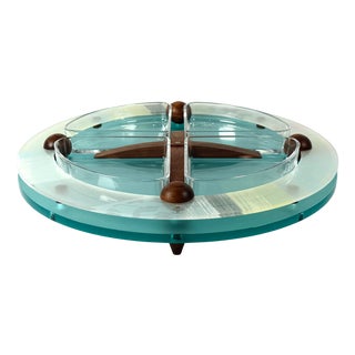 Aperitif Plateau by Ennio Pasini for Rede Guzzini, 1980s For Sale