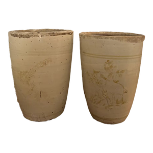 Antique Pair of Stoneware Crocks