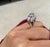 0.26 Carats Natural Diamond Pink Sapphire White Gold Statement Ring, Size 7 For Sale - Image 10 of 10