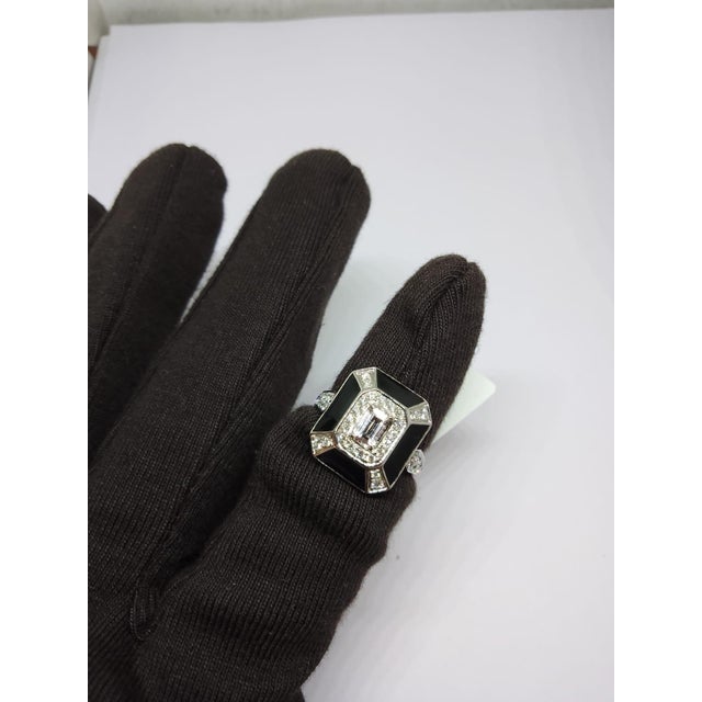 Transparent Natural Diamond Ring 18k Gold For Sale - Image 8 of 8