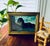 Original Oregon Coast Seascape Painting in Gilt Frame, Coastal Beach House Art For Sale - Image 4 of 9