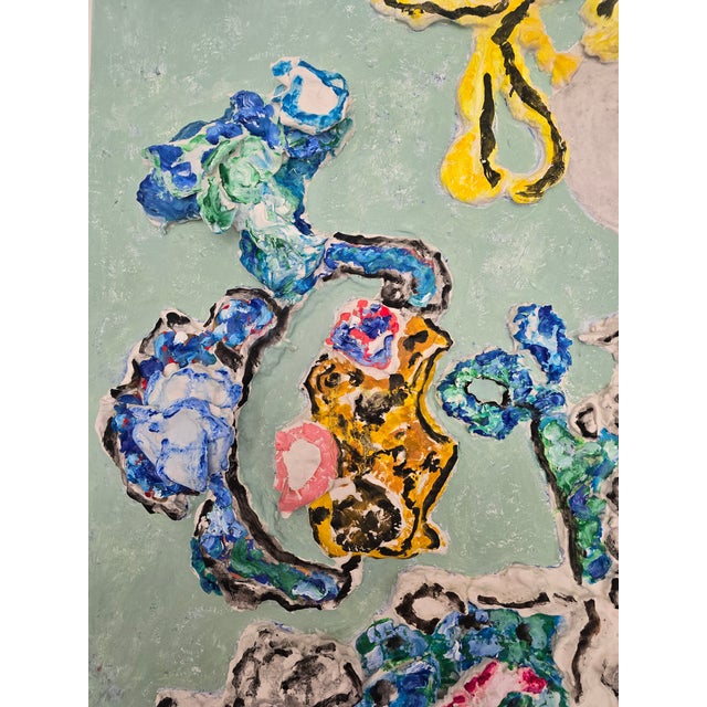 38" by 51" 'The Duchess' # 3 - One-of-a-Kind Contemporary Abstract Figurative Female Oil Painting by Diane Grant For Sale - Image 6 of 7
