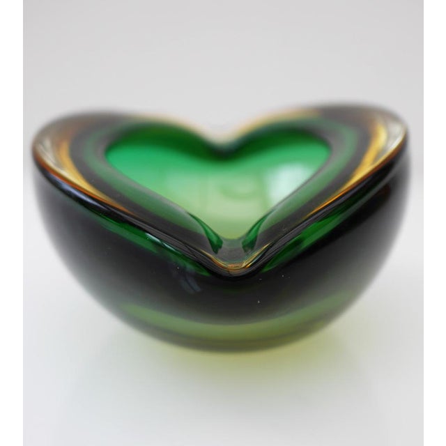 Glass Mid-Century Modern Murano Glass Bowl, 1960s For Sale - Image 7 of 11