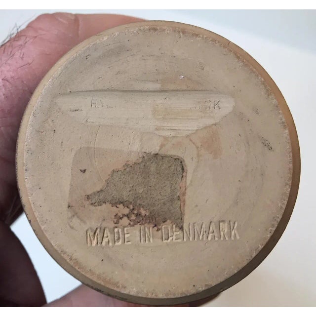 1970s Danish Ceramic Vase from Hyllested, 1970s For Sale - Image 5 of 8