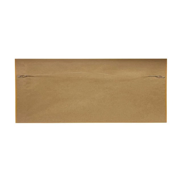 English Quorn Hunt in Full Cry Fox Hunt Scene Print on Canvas, Black & Gold Frame For Sale - Image 3 of 3