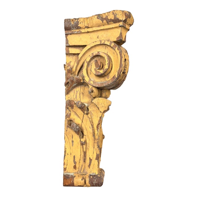 Antique Architectural Distressed Corbel For Sale
