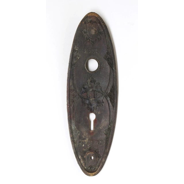 Antique Bronze Louis XII Door Plate For Sale - Image 4 of 6