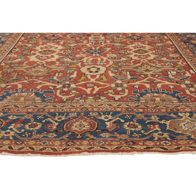 Late 19th Century Persian Sultanabad Rug, 08'10 X 11'09 For Sale - Image 4 of 10