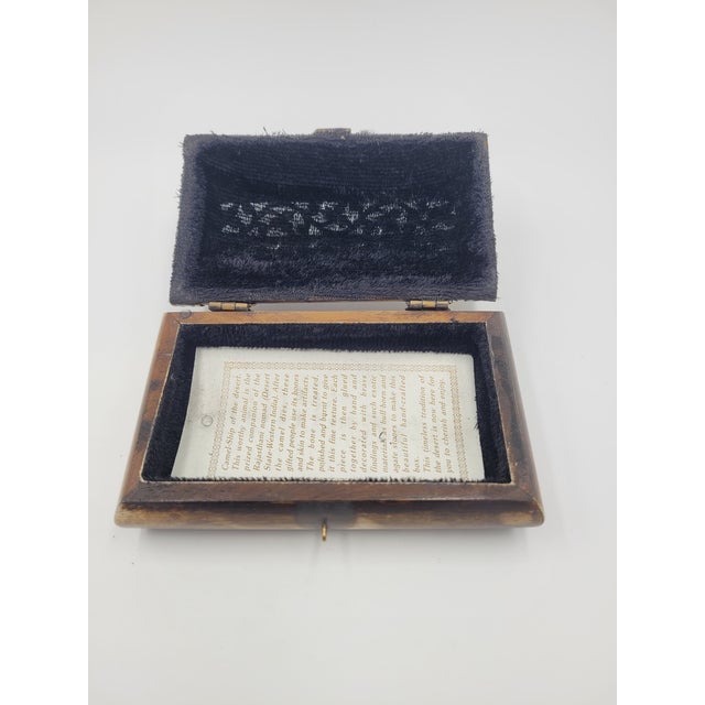 Bone Vintage Indian Camel Bone & Brass "Ship of the Desert" Trinket Box For Sale - Image 7 of 12