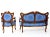 Early 20th Century French Mahogany Framed Seating Two-Piece Set - a Pair For Sale - Image 4 of 13