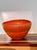 Ceramic 1960s Aldo Londi for Bitossi - Large Bowl From Seta Series in Lobster Orange For Sale - Image 7 of 7