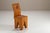 Mid-Century Modern Vintage Brutalist Pinewood Chairs, France, 1970s, Set of 2 For Sale - Image 3 of 11