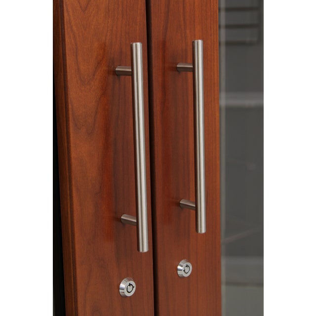 Wood 1990s Lacache Contemp 2400 Cherry Wine Cooler For Sale - Image 7 of 18
