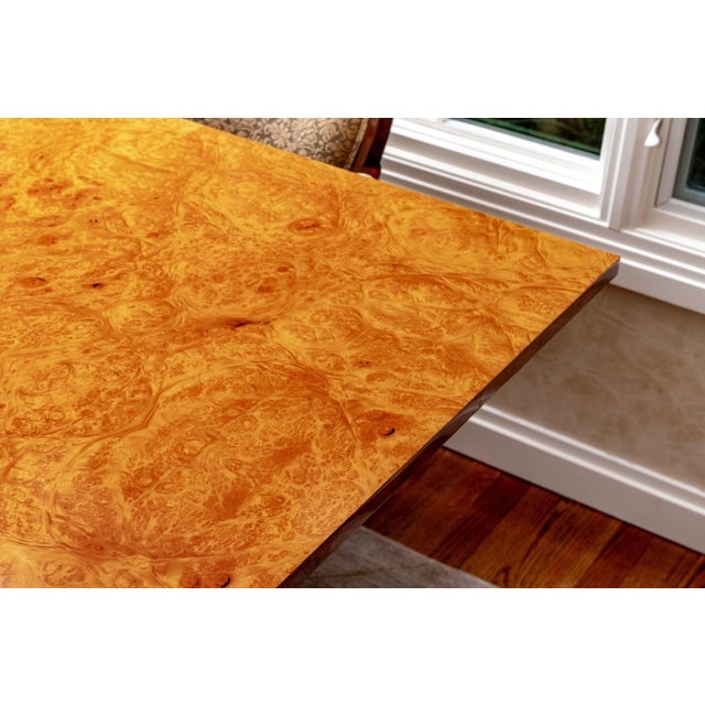 Mid 20th Century Vintage Art Deco Style Rectangular Extension Dining Table For Sale - Image 5 of 11