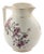 English Antique Ironstone Pitcher With Pink Roses on Brown Branches For Sale - Image 3 of 9