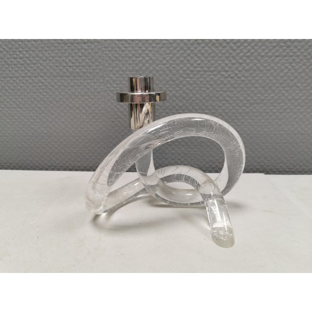 Pretzel Candleholder by Dorothy Thorpe, 1950s For Sale - Image 3 of 11