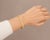 Modern Late 20th Century 18K Rose Gold DeHaho Pave Diamond Beaded Ball Slip-On Bangle Bracelet For Sale - Image 3 of 3