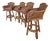 Set of 4 Vintage 30" Tommy Bahama Style Swivel Barstools For Sale