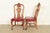Berkey & Gay Antique Georgian Burled Walnut Dining Chairs, Set of Four For Sale - Image 10 of 12