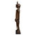 Tribal Antique Old Senufo Hunter Figure Sculpture W/Mask For Sale - Image 3 of 9