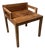 Andrianna Shamaris Minimalist Teak Wood Chair For Sale