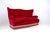 3 seater sofa, with cushions and red velvet coating. Structurally still in good condition. The roofs have a little spoiled...