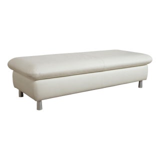 Loop Leather Stool from Willi Schillig For Sale