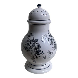 Ralph Lauren Toile Rose Ginger Jar, 1980's For Sale