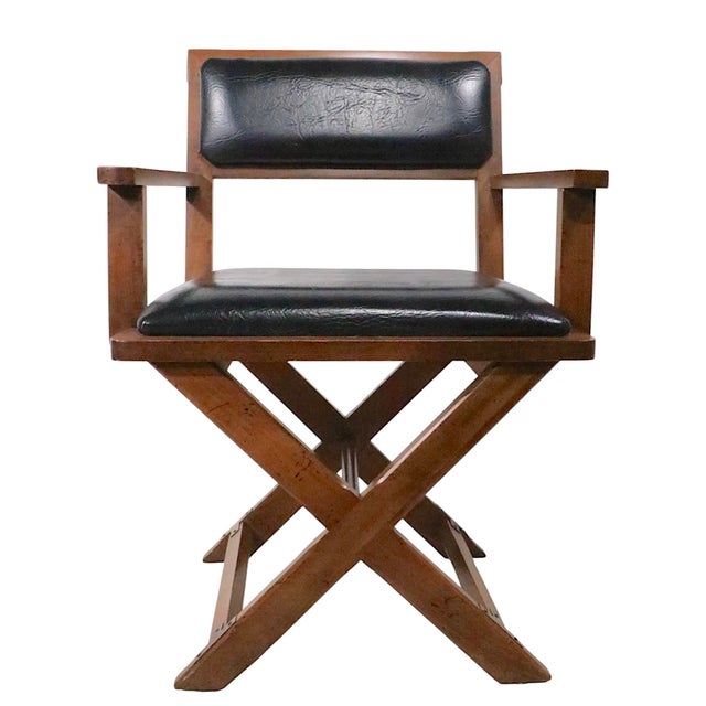 Stylized Directors Chair by Bernhardt C. 1970's For Sale - Image 10 of 10