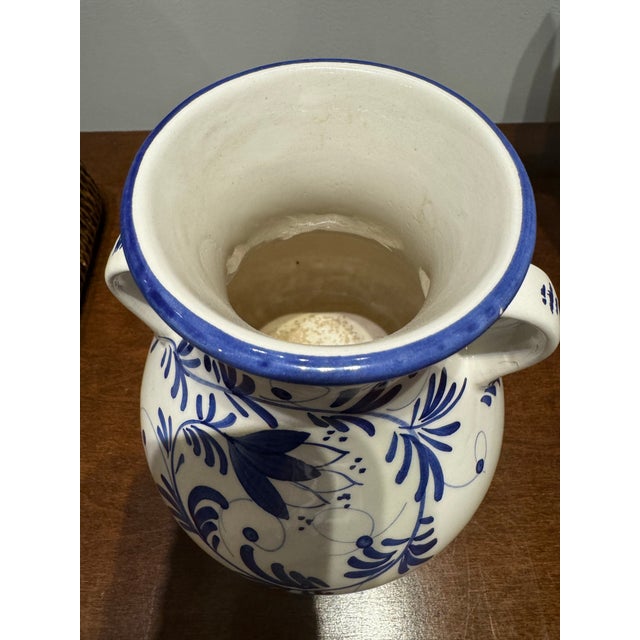Mediterranean Handmade Vase For Sale - Image 4 of 6