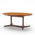 Brown Dyrlund Style Mid Century Danish Rosewood Expanding Dining Table With 2 Leaves For Sale - Image 8 of 13