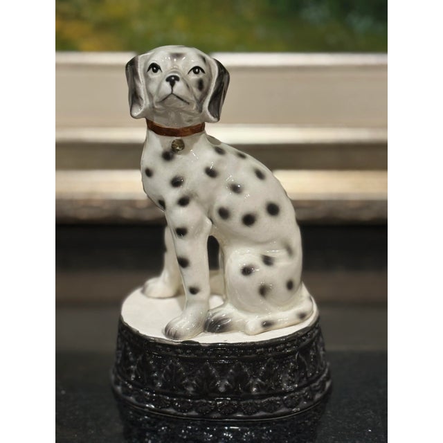 White Vintage Traditional Dog Figurine For Sale - Image 8 of 11