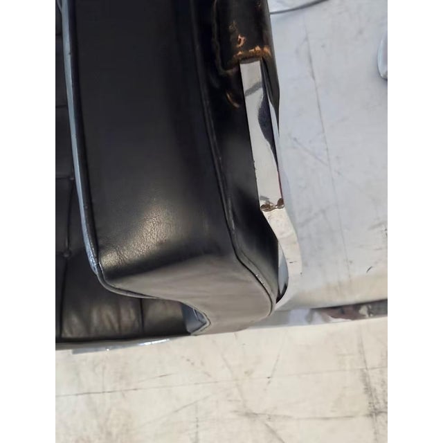 Leather Barcelona Chairs by Ludwig Mies van der Rohe for Knoll Inc. For Sale - Image 11 of 18