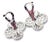 Van Cleef & Arpels Van Cleef & Arpels White Gold Magic Alhambra Diamond Earrings, Pair For Sale - Image 4 of 10